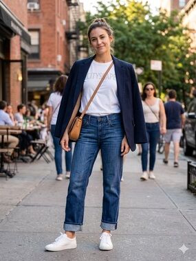 Banana Republic New Boyfriend Jeans Size 10, 29L - Cuffed Cropped Premium Denim